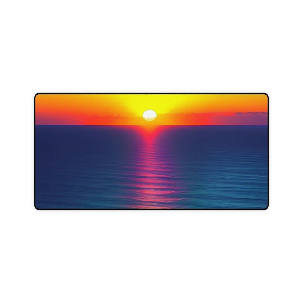 Sunset Over the Ocean Mouse Pad